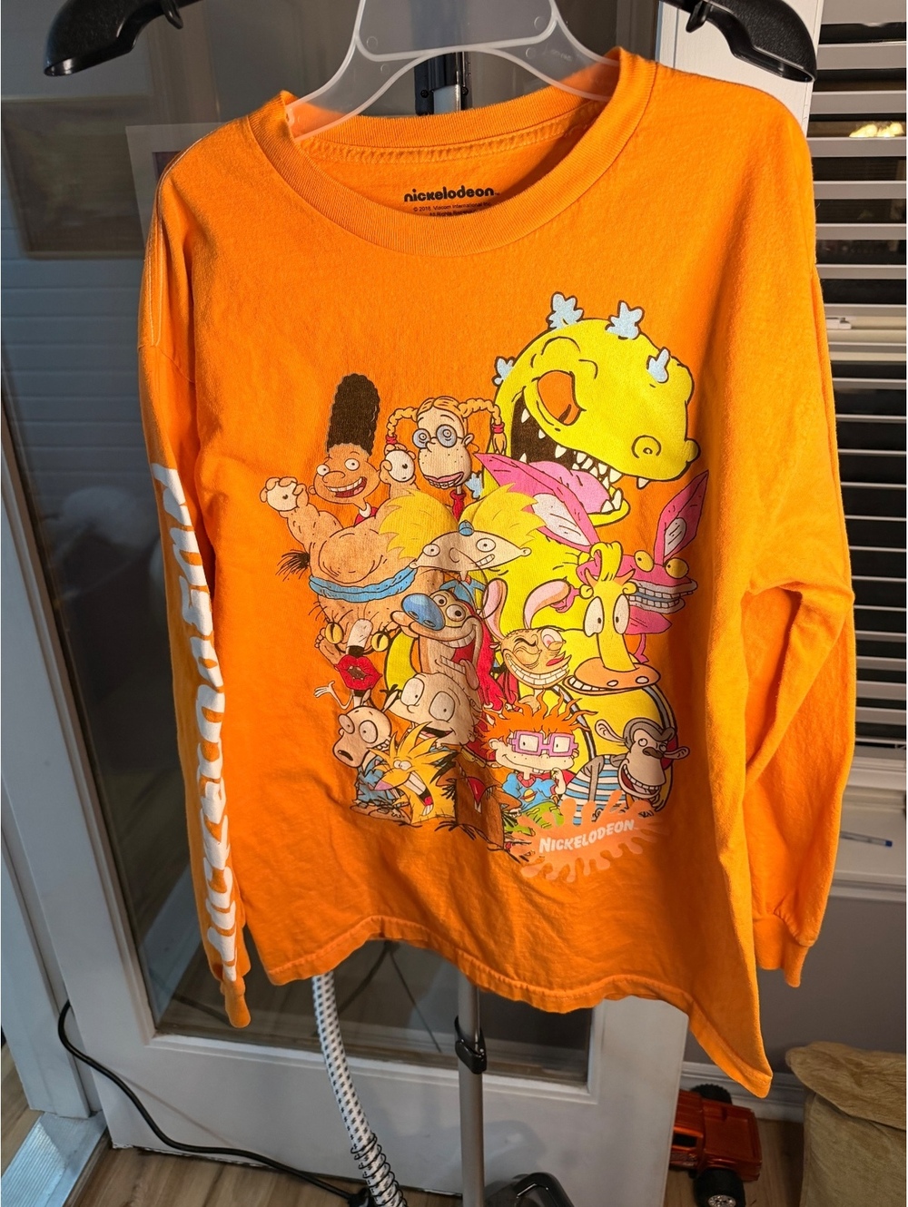 Nickelodeon Rugrats Orange Long Sleeve T Shirt